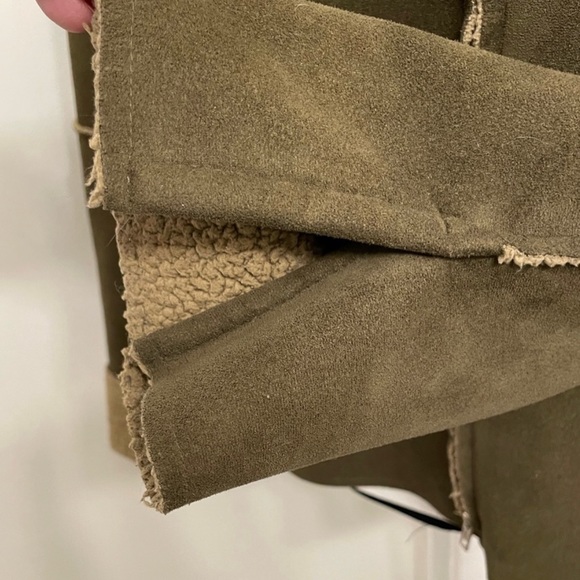 0live & Tan faux suede VELVET Brand Jacket - Picture 10 of 10